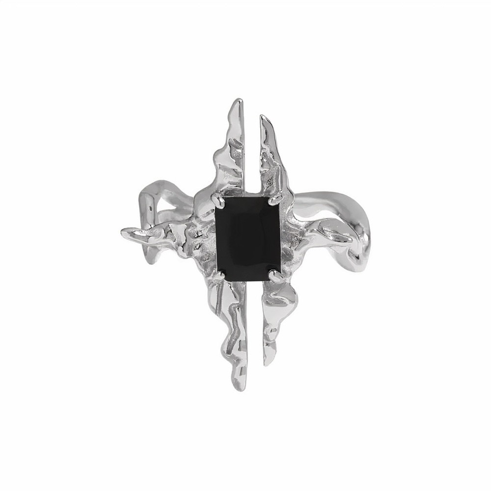 Videmus Omnia “Void Petal” 925 Silver Ring